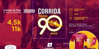 Itabirito: estão abertas as inscrições para a Corrida Farid 90 anos