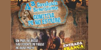 Cavalgada beneficente acontece neste fim de semana em Cachoeira do Campo