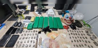 Itabirito: após torturar devedor, traficantes são detidos pela PM com grande quantidade de drogas