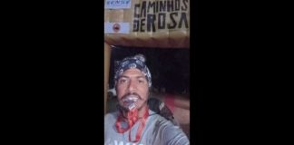 Caminhos de Rosa: atleta de Itabirito completa ultramaratona de 250 km Júlio César Martins (com a medalha) ficou em 4º lugar após percorrer colossais 250 km a pé. Foto - Divulgação