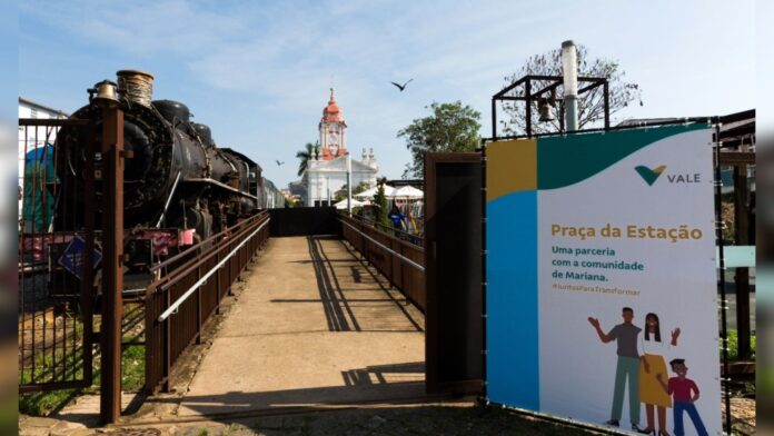 Praça Lúdico-Musical foi reformada e reaberta para a comunidade de Mariana e para turistas. Foto - João Bosco