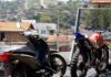 Itabirito: PM apreende 10 motos usadas em direção perigosa Algumas das motos apreendidas em Itabirito. Foto - PMMG