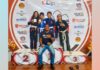 Crianças e adolescente de Itabirito conquistam 1 ouro e 3 pratas no BH Open de Jiu-jítsu Hadriel e os jovens Giovanna, David, Eduardo e Gabrielle. Os 4 medallistas (de Itabirito) no BH Open de Jiu-jítsu. Foto - Divulgação