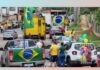 Carreata pró-Bolsonaro acontece em Itabirito; veja fotos Entorno da Praça do Cruzeiro ficou movimentado. Foto - Radar Geral