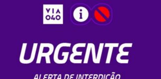 Acidente envolvendo moto e carreta deixa trânsito parado na BR-040, em Itabirito Imagem divulgada no Twitter para informar a respeito da interdição por conta do acidente em Itabirito. Imagem - Via 040