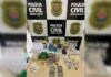 Investigação de violência contra uma mulher termina com apreensão de drogas em Ouro Preto Droga apreendida em Ouro Preto. Foto - PCMG