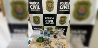 Investigação de violência contra uma mulher termina com apreensão de drogas em Ouro Preto Droga apreendida em Ouro Preto. Foto - PCMG