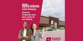 Farid Supermercados será inaugurado em Mariana Inauguração Supermercados Farid, em Mariana. Foto - Divulgação