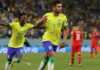 Brasil vence a Suíça por 1 a 0 e garante vaga nas oitavas da Copa do Mundo