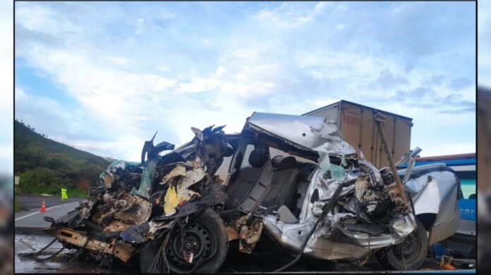 A Montana ficou destruída. Foto - Luana Nunes - TV Globo Minas