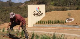 Prefeitura de Ouro Preto garante que Residencial Vila Rica tem todas as licenças exigidas Imagem de agosto deste ano mostra trabalho feito no local. Foto – Reprodução