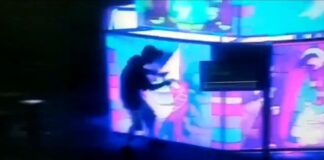 Vandalismo em Itabirito: jovem danifica enfeite de Natal, é flagrado por câmera e vai parar na delegacia Sujeito teve de explicar ao delegado o motivo do ato de vandalismo. Foto - Reprodução