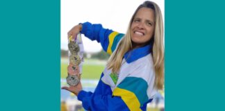 Ouro Preto: Marinalva de Brito conquista título de campeã sul-americana de atletismo na Colômbia Atleta Marinalva de Brito. Foto - Reprodução