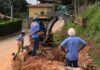 Saae instala a 1ª rede de esgoto do bairro Meu Sítio, em Itabirito Obra do Saae no Meu Sítio. Foto - Divulgação