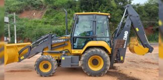 Saae de Itabirito compra nova retroescavadeira Nova aquisição do Saae de Itabirito. Foto - Divulgação