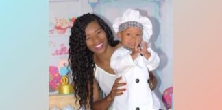 Vítima do acidente que matou 7 pessoas na BR-356, em Ouro Preto, está há 2 meses em coma Em um passado não tão distante, Ana Paula Pires com seu saudoso filho Luís Flávio. Foto - Arquivo de família