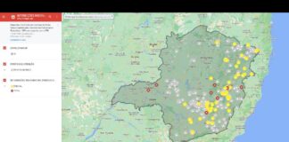Mapa das interdições mostra, em tempo real, a situação das rodovias em Minas Gerais Na matéria a seguir, o link para acessar o mapa das interdições em Minas Gerais. Foto - Reprodução