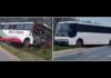 71 passageiros se envolvem em acidente entre 2 ônibus na BR-251; veja fotos Acidente no Norte de Minas entre dois ônibus. Foto - CBMMG