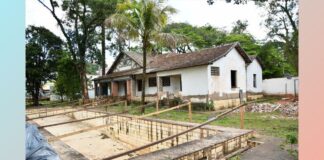 Itabirito: obras da Praça do Centenário, em frente ao Fórum, são iniciadas Na matéria, Prefeitura anuncia o que será feito no espaço. Foto - Prefeitura de Itabirito