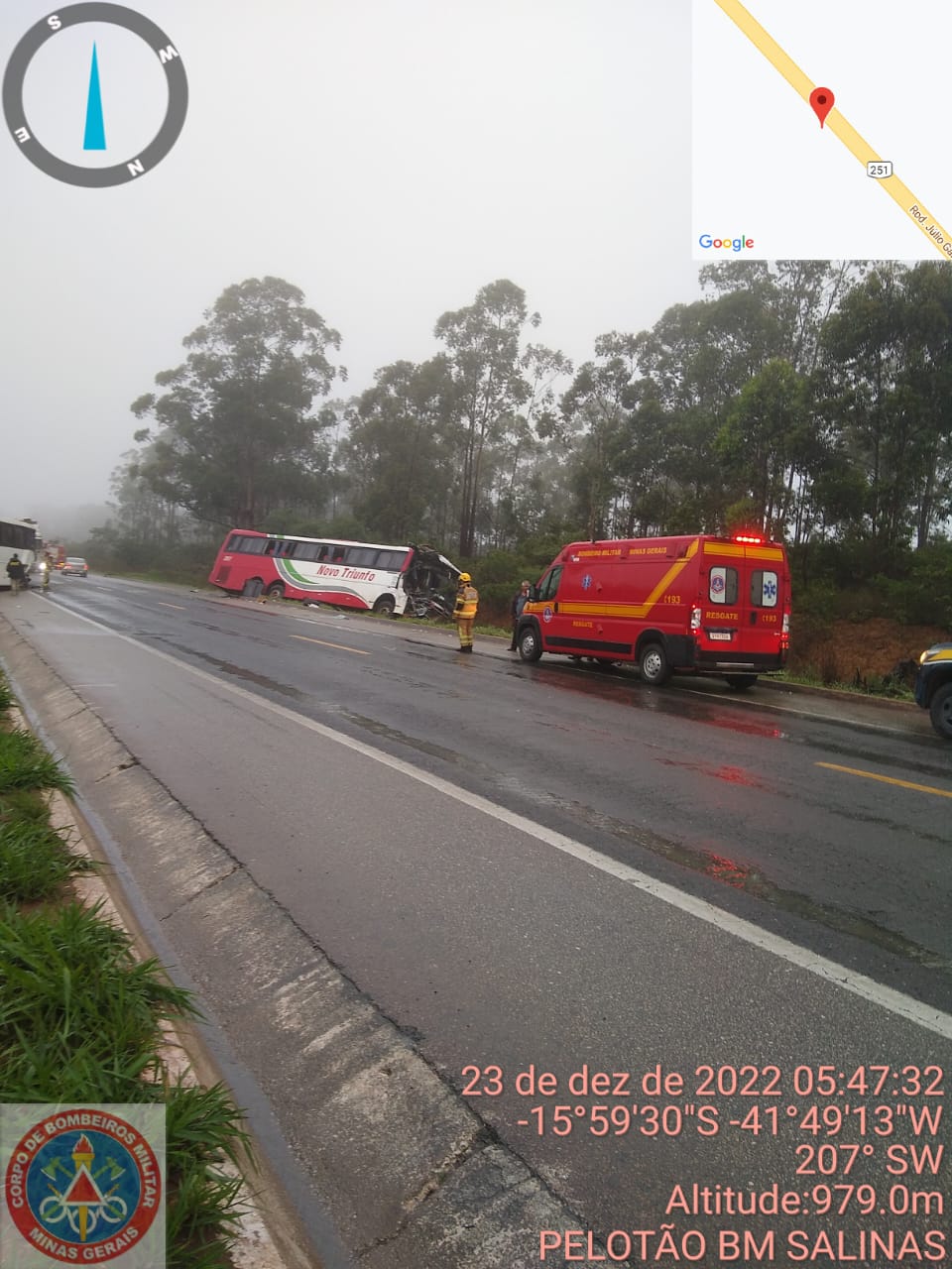 Acidente na BR-251 fecha trânsito e congestionamento já chega em 20 KM -  WebTerra