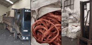 Contagem: R$ 1 milhão em cobre roubado da Mina de Capanema em Ouro Preto é recuperado; 3 presos Materiais roubados na Mina de Capanema e recuperados pela PM. Fotos - PMMG - Reprodução