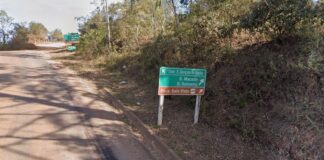 5 sítios furtados desde o Natal: sitiantes do Macedo, em Itabirito, à mercê de bandidos Placa indica, pelos menos, dois locais em que furtadores gostam de atuar: Macedo e São Gonçalo do Bação. Foto - Google Street View