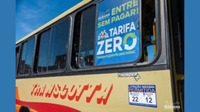 Tarifa Zero é primordial para população de Mariana - Foto: Prefeitura de Mariana