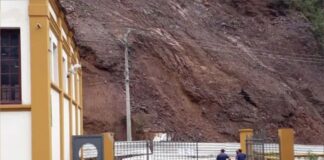 Ouro Preto: Prefeitura fecha entorno do Morro da Forca após deslizamento de terra; veja vídeo Deslizamento de terra no Morro da Forca preocupa Ouro Preto. Foto - Isabela Vilela - Rádio Itatiaia