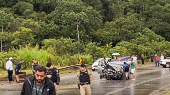 Acidente na BR-356 em Ouro Preto. Foto - Mais Minas - Reprodução
