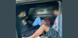 Itabirito: usuário pede desculpas por fumar maconha em praça e diz que a GM foi profissional Jovens ao serem conduzidos, primeiramente, para a UPA e, depois, para a delegacia. Foto - Guarda Civil Municipal