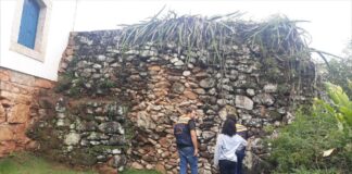 Itabirito, Ouro Preto e Mariana: previsão de até 150 mm de chuva na Região Central de MG de 7/1 a 8/1 Uma das vistorias feitas hoje (6/1) pela Defesa Civil de Itabirito. Foto - Divulgação