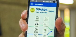 GM de Itabirito, agora, pode ser acessada por meio do aplicativo “153 Cidadão” Novo aplicativo para contato com a GM de Itabirito. Foto - Prefeitura