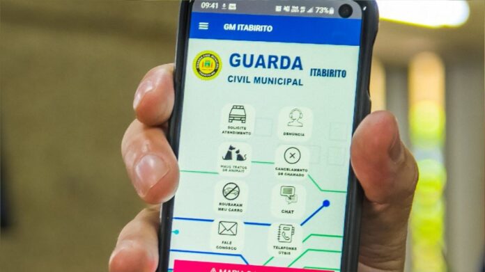 Novo aplicativo para contato com a GM de Itabirito. Foto - Prefeitura
