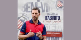 Marcelo Caranhato é o novo treinador do Itabirito Futebol Clube Marcelo Caranhato - Imagem retirada do Instagram do Itabirito FC