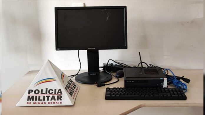 Ouro Preto: PM recupera computador e prende um dos suspeitos de furto a Posto de Saúde do Mota
