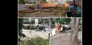 Itabirito: chuva de granizo derruba poste, árvores e causa outros transtornos; veja vídeo Chuva de granizo de 20 min derruba árvores, poste e causa outros transtornos em Itabirito