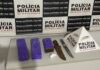 PM apreende 2 barras e meia de maconha na zona rural de Mariana; 1 preso PM apreende 2 barras e meia de maconha na zona rural de Mariana; 1 preso