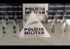 Mariana: PM apreende 12 fracos de lança-perfume que seriam entregues a traficante já preso Mariana: PM apreende 12 fracos de lança-perfume que seriam entregues a traficante já preso