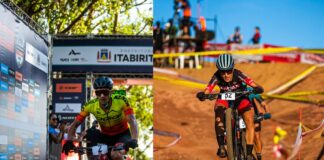 José Gabriel e Karen Olímpio vencem etapa XCC da Internacional Estrada Real Chaoyang em Itabirito José Gabriel e Karen Olímpio, campeões das provas de XCC. Foto reprodução.