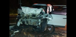 BR-040, entre Barbacena e Alfredo Vasconcelos: acidente envolvendo três carros mata uma mulher BR-040: acidente entre três carros mata uma mulher