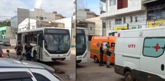 Itabirito: motorista da Serra Verde passa mal ao volante e chega a desmaiar durante o socorro Itabirito: motorista da Serra Verde passa mal, lotação para no meio da rua e ele chega a desmaiar