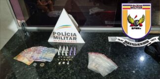 A pé pela MG-030 à 0h, menor de 15 e maior de 21 são pegos, pela PMRv, com drogas A pé pela MG-030 à 0h, menor de 15 e maior de 21 são pegos, pela PMRv, com drogas