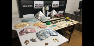 Ouro Preto: jovem de 23 anos é preso na Bauxita com variedade exorbitante de drogas Ouro Preto: jovem de 23 anos é preso na Bauxita com variedade exorbitante de drogas