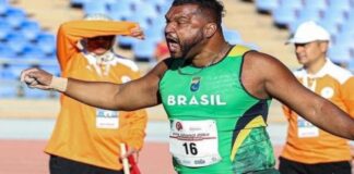 Atleta paralímpico de Mariana conquista bronze em Marrocos, no Grande Prêmio de Atletismo Jean Carlos da Costa representou o Brasil em Marrocos. Foto - reprodução.