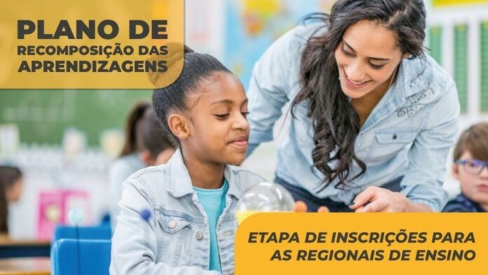 Plano de Recomposição de Aprendizagens. Foto - divulgação.