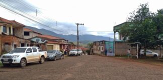 Antônio Pereira, Ouro Preto: Vale e Defesa Civil realizam simulado prático de emergência Rua principal de Antônio Pereira. Foto - Reprodução