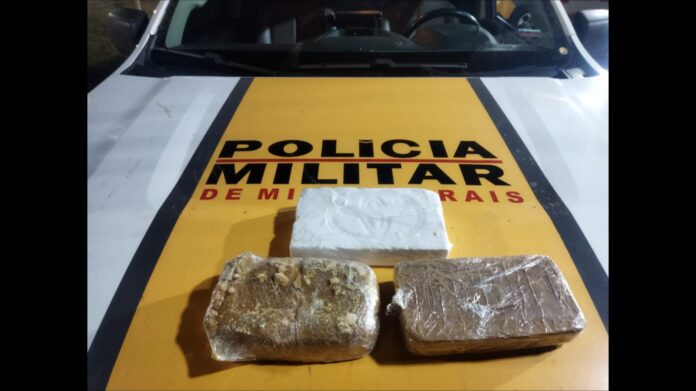 Entre Nova Lima e Itabirito: jovem é presa em ônibus com 2 kg de crack e 1 kg de pasta base