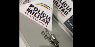 Ouro Preto: homem armado foge da PM, mas revólver carregado é apreendido Ouro Preto: homem armado foge da PM, mas revólver carregado é apreendido