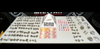 Itabirito: PM prende suspeito de tráfico no PA; maconha e cocaína apreendidas Itabirito: PM prende suspeito de tráfico no PA; maconha e cocaína apreendidos