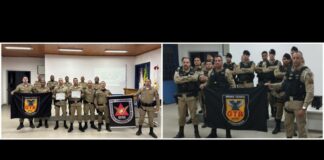 Ouro Preto: 30 PMs da 249ª Companhia Tático Móvel fazem treinamento de identificação veicular